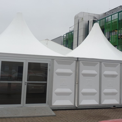 Pagodetent wit 5M x 5M