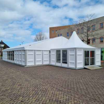 Pagodetent wit 5M x 5M
