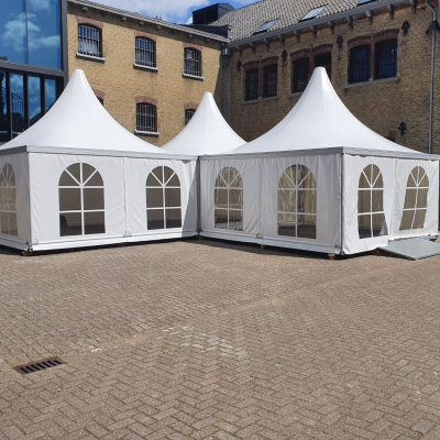 Pagodetent wit 5M x 5M
