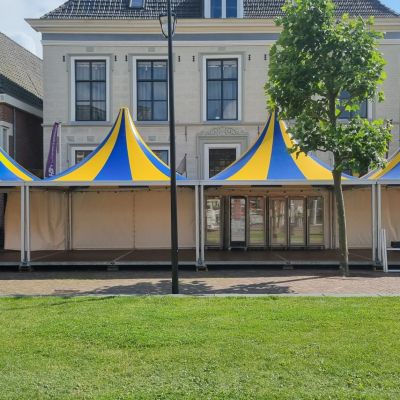 Gekleurde pagode daken